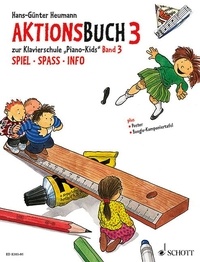 Hans-günter Heumann et Andreas Schürmann - Piano Kids Vol. 3 : Piano Kids - Aktionsbuch zur Klavierschule "Piano Kids" 3 Spiel · Spaß · Info. Vol. 3. Piano. Livre d'activités (kit)..