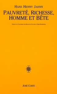 Pauvreté, richesse, homme et bête