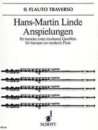 Hans-martin Linde - Anspielungen - for baroque (or modern) Flute. flute..