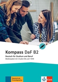 Hans Peter Richter - Kompass DaF B2 Deutsch für Studium und Beruf - Medienpaket, 1 DVD. 4 CD audio