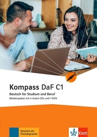Hans Peter Richter - Kompass DaF C1 Deutsch für Studium und Beruf - Medienpaket, 1 DVD. 4 CD audio