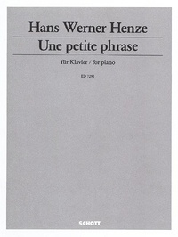Hans werner Henze - A small phrase - from the film "Un amour de Swann". piano..