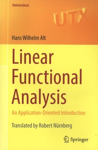 Hans Wilhelm Alt - Linear Functional Analysis - An Application-Oriented Introduction.