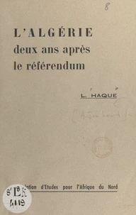 L'Algérie deux ans après le référendum