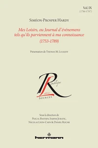 Mes Loisirs, ou Journal d'événemens tels qu'ils parviennent à ma connoissance (1753-1789), Volume 9