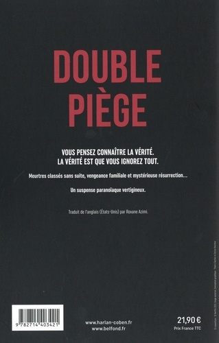 Double piège de Harlan Coben - Grand Format - Livre - Decitre