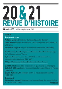 20&21 N155, juillet-septembre 2022