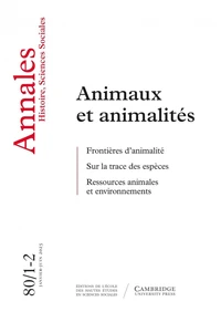 Animaux et animalités