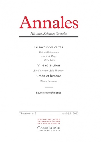  EHESS - Annales Histoire, Sciences Sociales N° 2 2020 : .