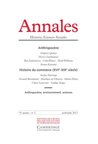 Anthropocène ; Histoire du commerce (XVIe-XIXe siècle)