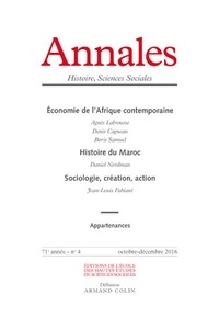  EHESS - Annales Histoire, Sciences Sociales N° 2016/4 : .