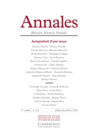  EHESS - Annales Histoire, Sciences Sociales N° 3/4, 2020 : Autoportrait d'une revue.