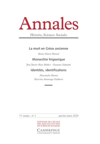 Annales. Histoire Sciences Sociales