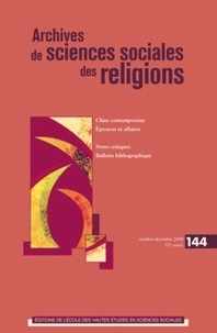 André Mary et Pierre Lassave - Archives de sciences sociales des religions N° 144, Octobre-déce : .