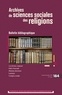 Denis Pelletier - Archives de sciences sociales des religions N° 184, octobre-décembre 2018 : Bulletin bibliographique.