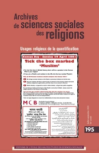 Usages religieux de la quantification