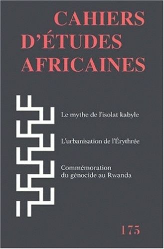 N-Abdelfettah Lalmi - Cahiers d'études africaines N° 175 : .