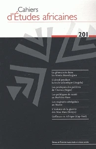 Cahiers d'études africaines N° 201/2011