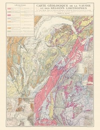 Léon Moret - Carte géologique de la Savoie.