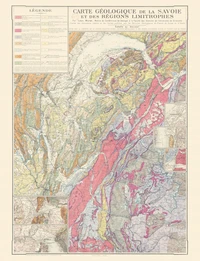 Carte géologique de la Savoie