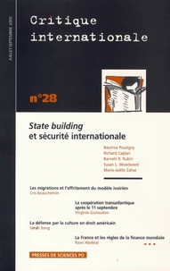 State building et sécurité internationale