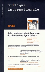 Asie : la démocratie à l'épreuve du phénomène dynastique ?