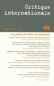  Sciences Po - Critique internationale N° 48, juillet-septe : Les policy transfers en question.