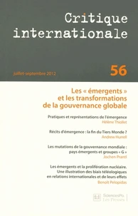 Les "émergents" et les transformations de la gouvernance globale