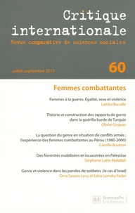 Laetitia Bucaille - Critique internationale N° 60, Juillet-septembre 2013 : Femmes combattantes.