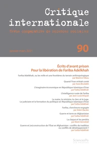 Critique internationale N° 90
