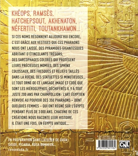 Dada N° 263, avril 2022 L'Art des Pharaons