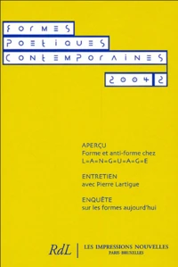 Formes Poétiques Contemporaines N° 2/2004