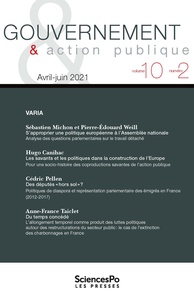 Philippe Bezes et Patrick Hassenteufel - Gouvernement & action publique Volume 10 N° 2, avril-juin 2021 : Varia.