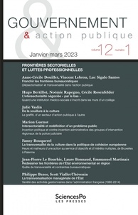  Sciences Po - Gouvernement & action publique Volume 12 N° 1, avril 2023 : .