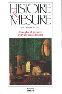 Compter et prévoir, XVIe-XXe siècle (varia)