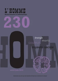 L'Homme N° 230, avril/juin 2019