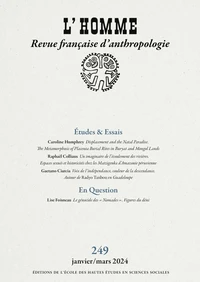 L'Homme N° 249, janvier/mars 2024