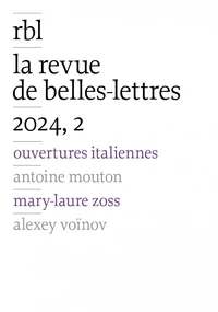 La Revue de Belles-Lettres N° 2/2024