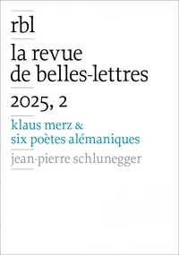 La Revue de Belles-Lettres N° 2/2025