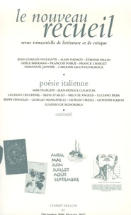 Poésie italienne