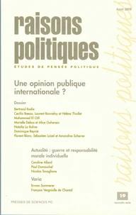 Une opinion publique internationale ?