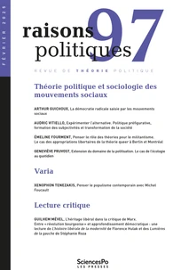 Théorie politique et sociologie des mouvements sociaux