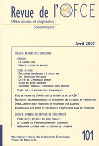 Guillaume Allègre et Gérard Cornilleau - Revue de l'OFCE N° 101, Avril 2007 : .