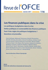Les finances publiques dans la crise
