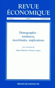 Démographie : tendances, incertitudes, implications