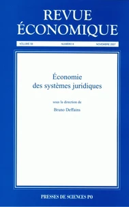 Economie des systèmes juridiques
