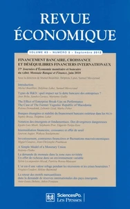 Revue économique Volume 63 N° 5, septembre 2012