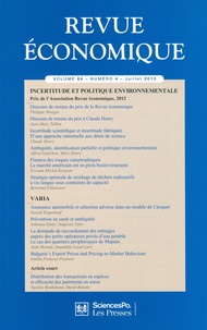 Thierry Kamionka - Revue économique Volume 64, N°4, juil : .