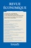 Revue économique Volume 74 N° 5, septembre 2023 Avancées de la recherche en microéconomie appliquée à l'occasion des XXXVIIIe JMA (Rennes 2022)