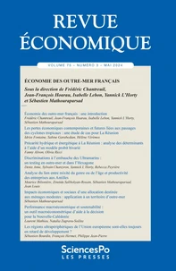 Revue économique Volume 75 N°3, mai 2024